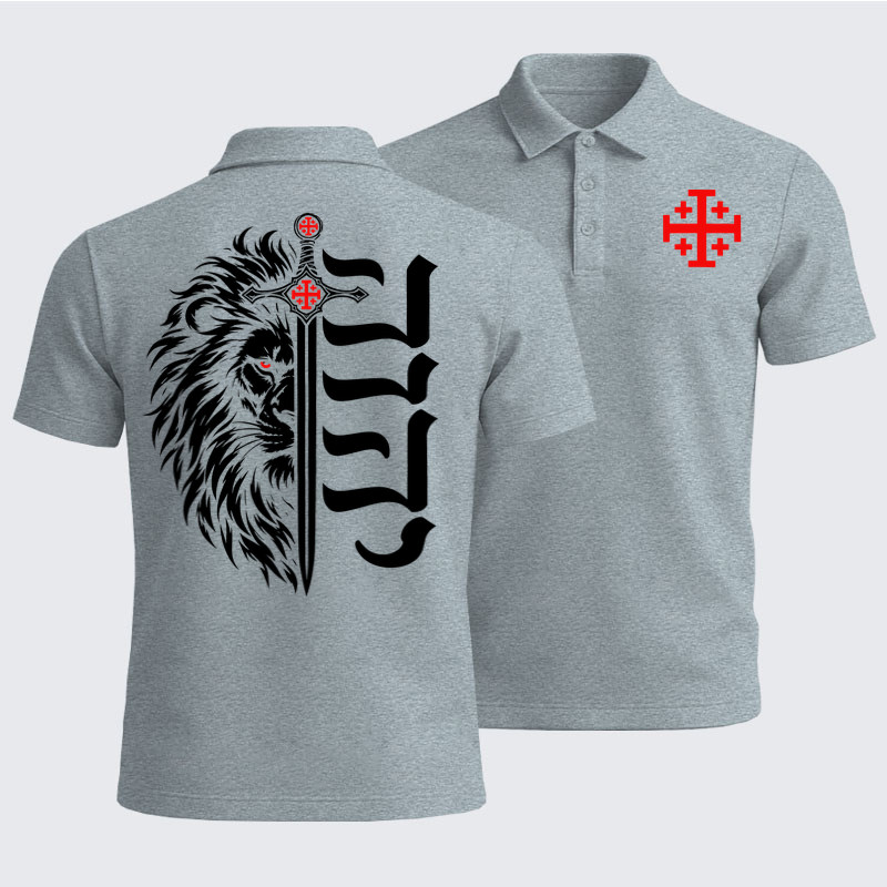 Men’s Premium Cotton Polo Shirt - I Will Fear No Evil