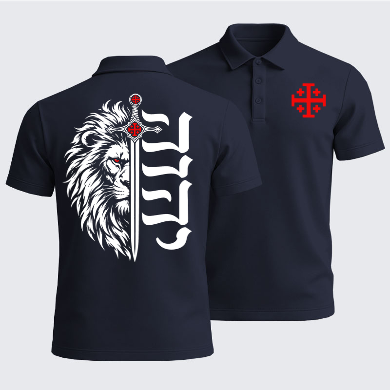 Men’s Premium Cotton Polo Shirt - I Will Fear No Evil