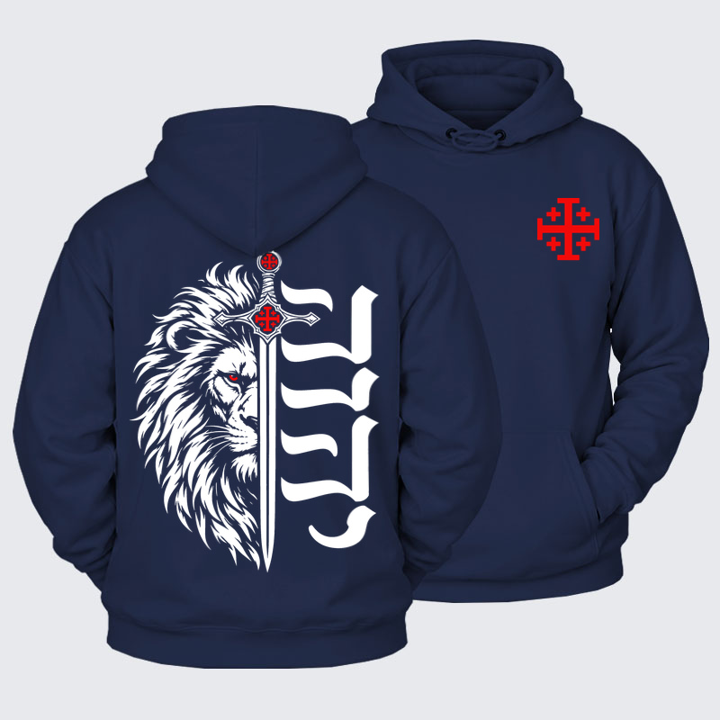 Plush Fleece-Lined Hoodie - I Will Fear No Evil