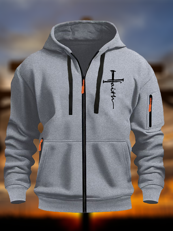 Cross Jesus God Christian Zipper Hoodies