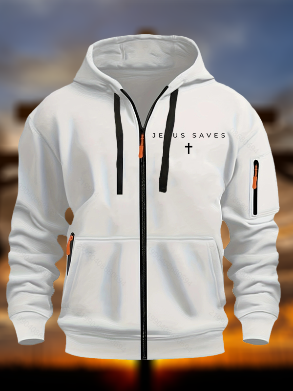 Jesus Saves Jesus God Christian Zipper Hoodies