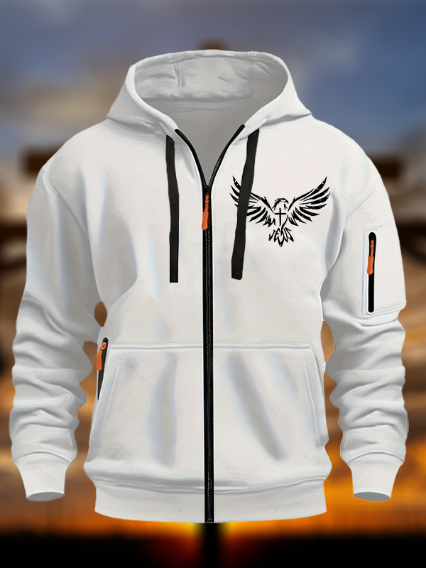 Wings Like Eagles Christian Zipper Hoodies