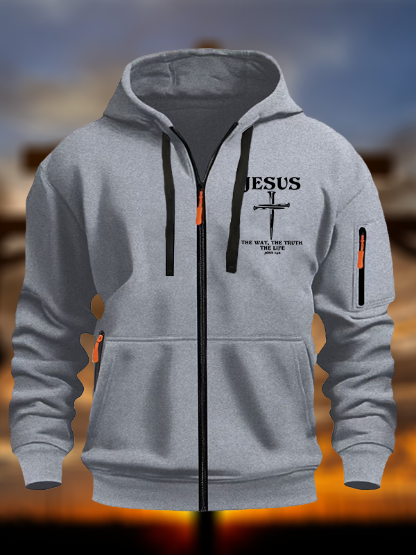 Jesus The Way The Truth The Life Jesus God Christian Zipper Hoodies