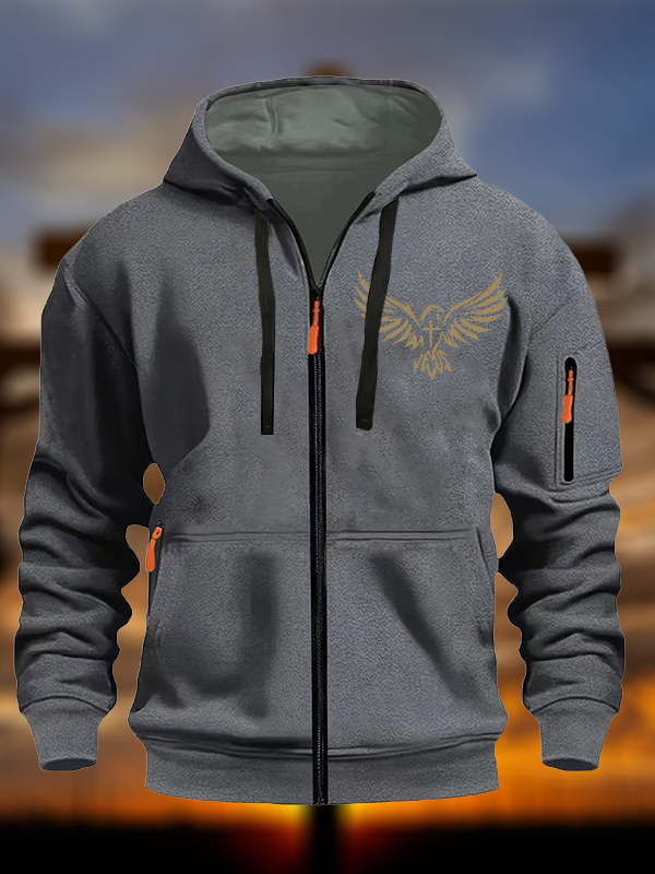 Wings Like Eagles Christian Zipper Hoodies