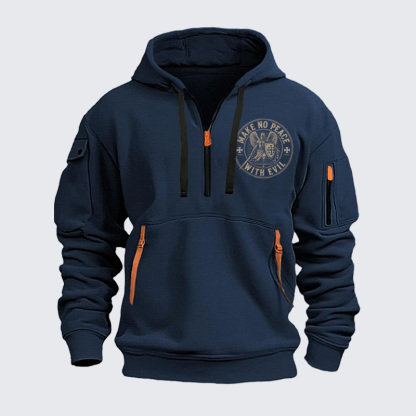 Zipper Hoodies - Make No Peace With Evil