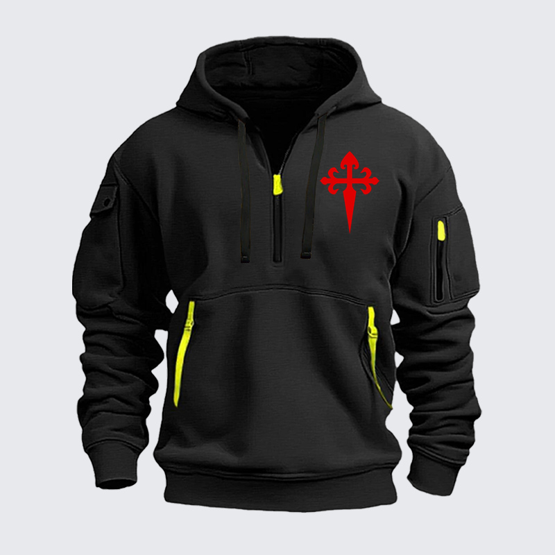 Zipper Hoodies –Order of St. James Cross – Christian Crusader