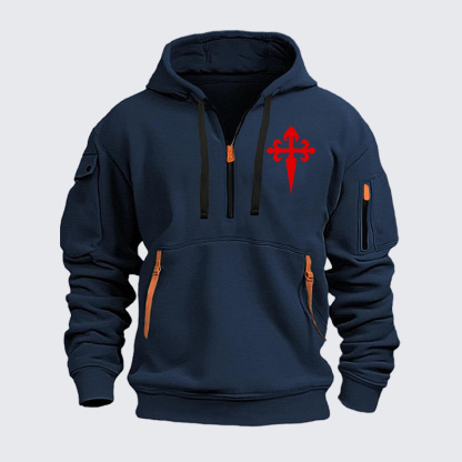 Zipper Hoodies –Order of St. James Cross – Christian Crusader