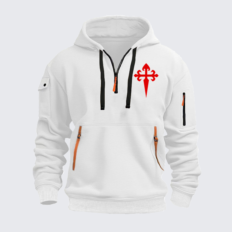 Zipper Hoodies –Order of St. James Cross – Christian Crusader