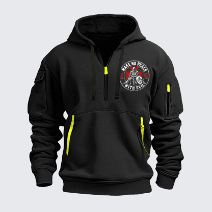 Zipper Hoodies - Make No Peace With Evil
