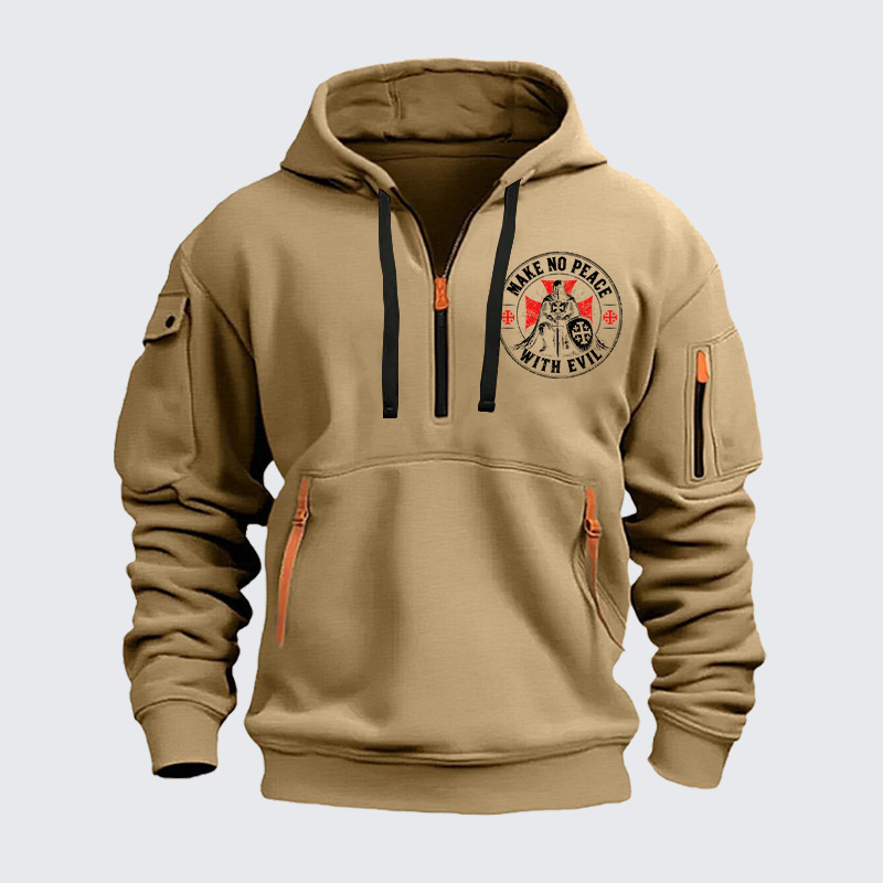 Zipper Hoodies - Make No Peace With Evil