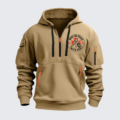 Zipper Hoodies - Make No Peace With Evil