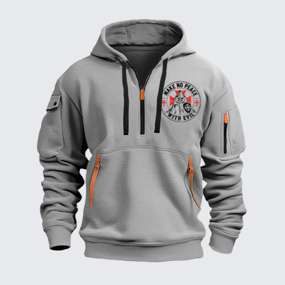 Zipper Hoodies - Make No Peace With Evil