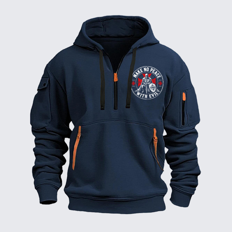 Zipper Hoodies - Make No Peace With Evil