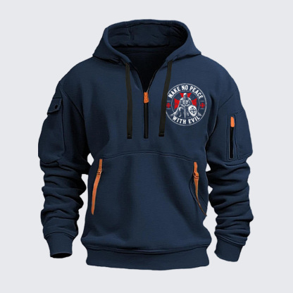 Zipper Hoodies - Make No Peace With Evil