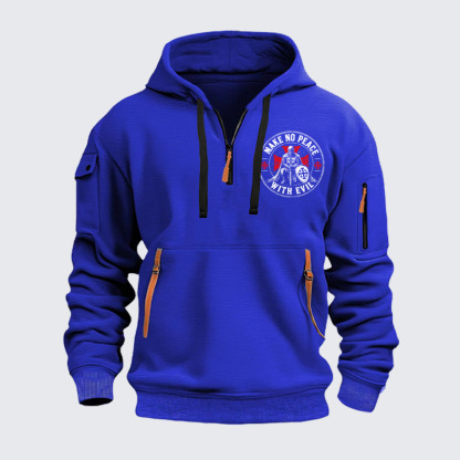 Zipper Hoodies - Make No Peace With Evil
