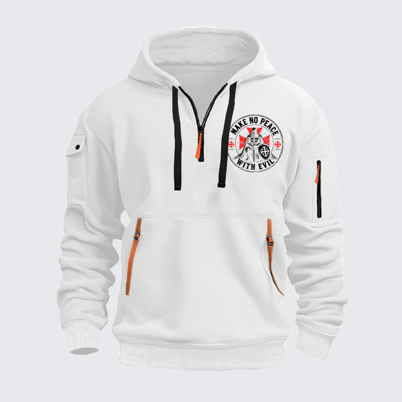 Zipper Hoodies - Make No Peace With Evil