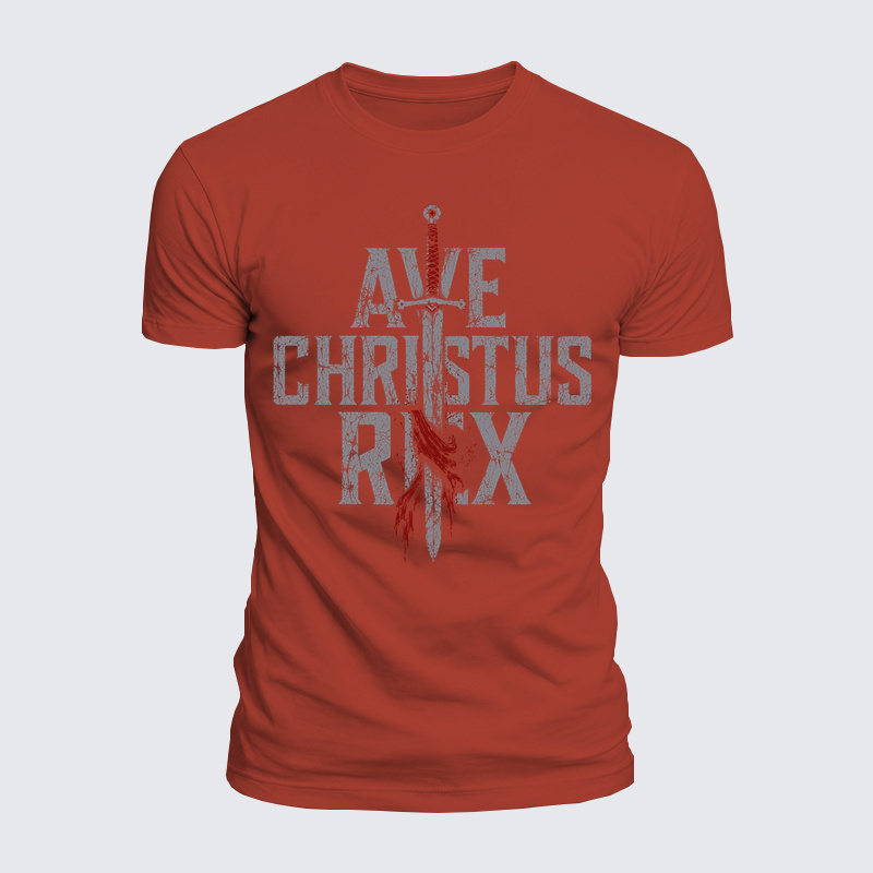 Luxe Mercerized Cotton Tee - Ave Christus Rex