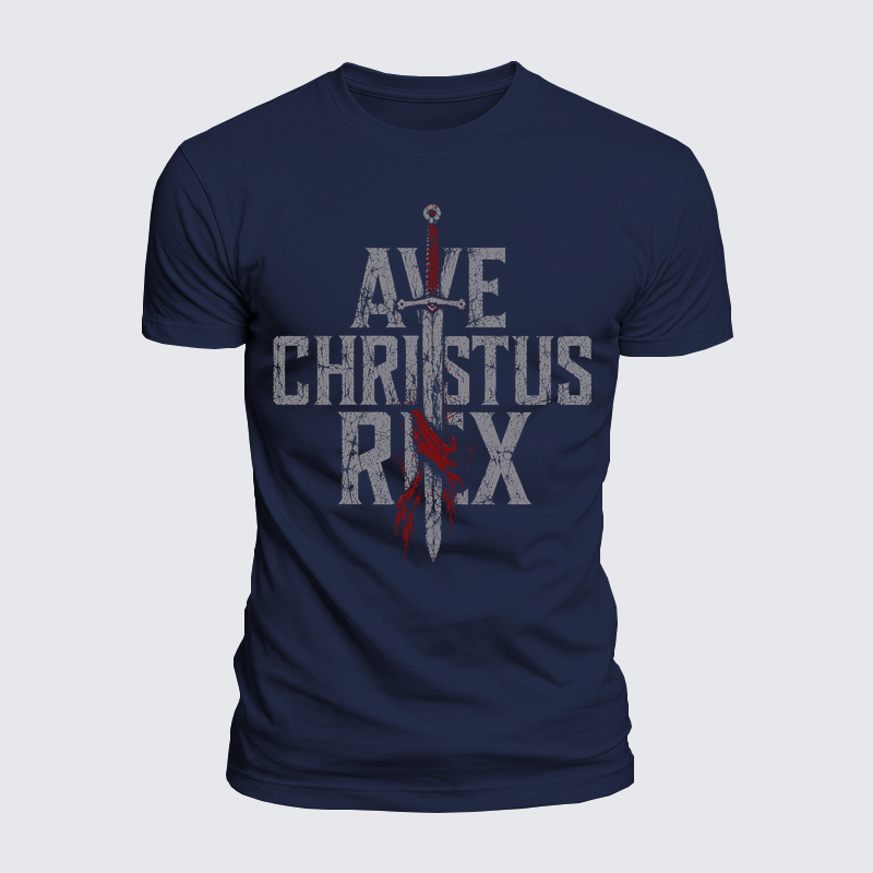 Luxe Mercerized Cotton Tee - Ave Christus Rex