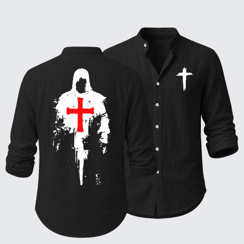 Long Sleeve Casual Shirt - The Saviour 