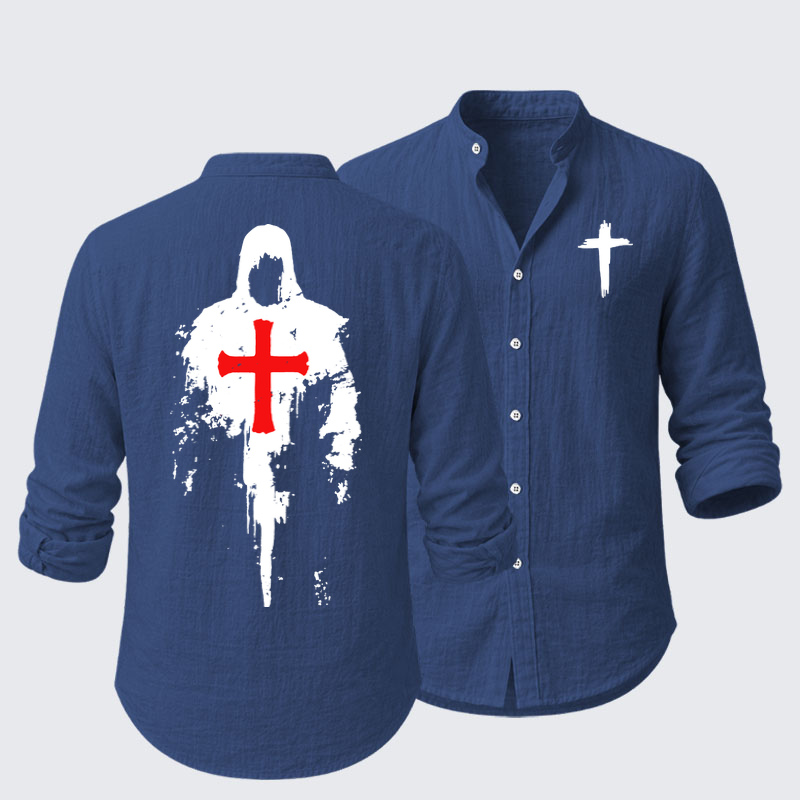 Long Sleeve Casual Shirt - The Saviour 