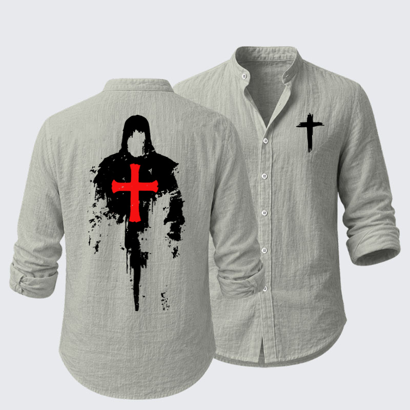 Long Sleeve Casual Shirt - The Saviour 