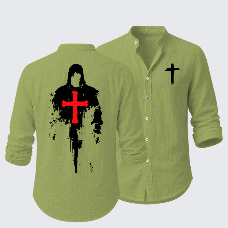 Long Sleeve Casual Shirt - The Saviour 