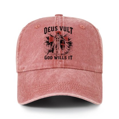 Heritage Washed Cap - Deus Vult
