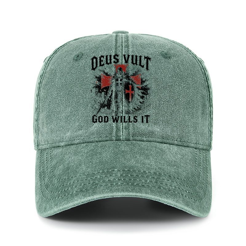 Heritage Washed Cap - Deus Vult