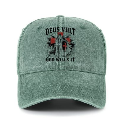 Heritage Washed Cap - Deus Vult