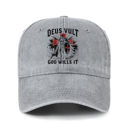 Heritage Washed Cap - Deus Vult