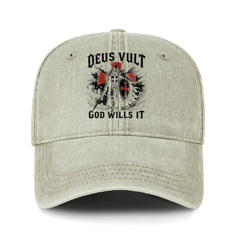 Heritage Washed Cap - Deus Vult