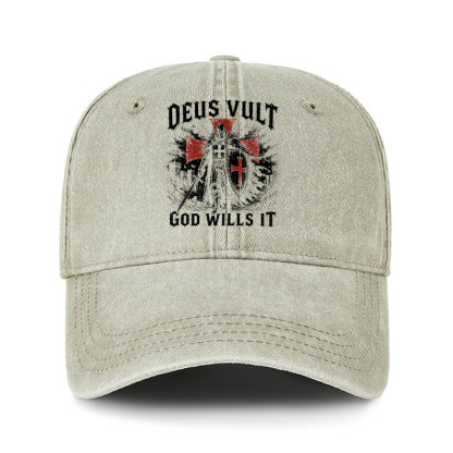 Heritage Washed Cap - Deus Vult