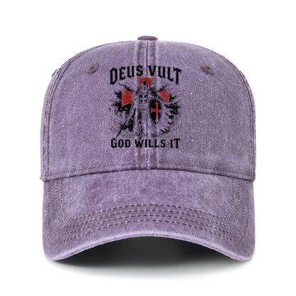 Heritage Washed Cap - Deus Vult