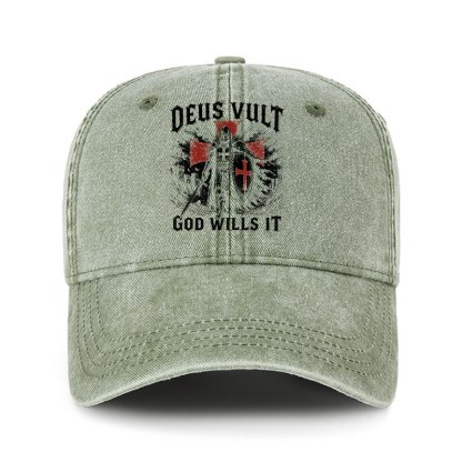 Heritage Washed Cap - Deus Vult