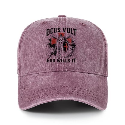 Heritage Washed Cap - Deus Vult