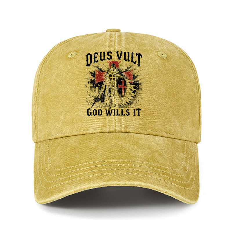 Heritage Washed Cap - Deus Vult
