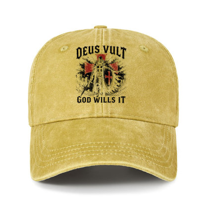 Heritage Washed Cap - Deus Vult