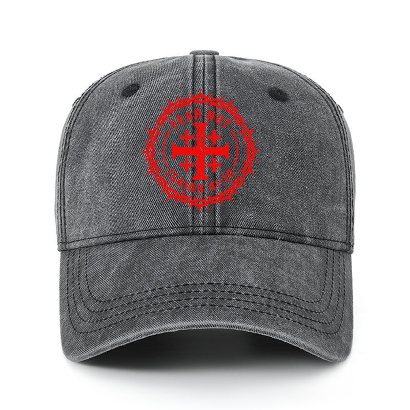 Heritage Washed Cap - Fear Not Isaiah 41:10