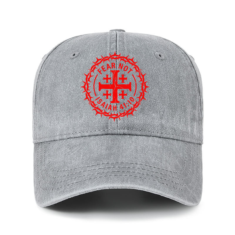 Heritage Washed Cap - Fear Not Isaiah 41:10