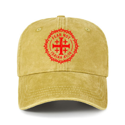 Heritage Washed Cap - Fear Not Isaiah 41:10