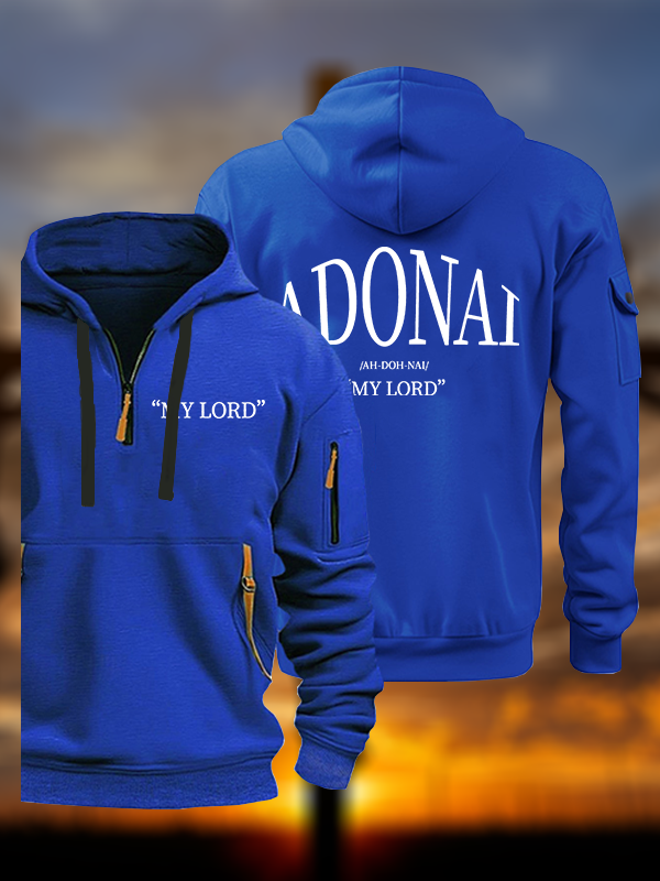 Adonai Jesus God Christian Zipper Hoodies