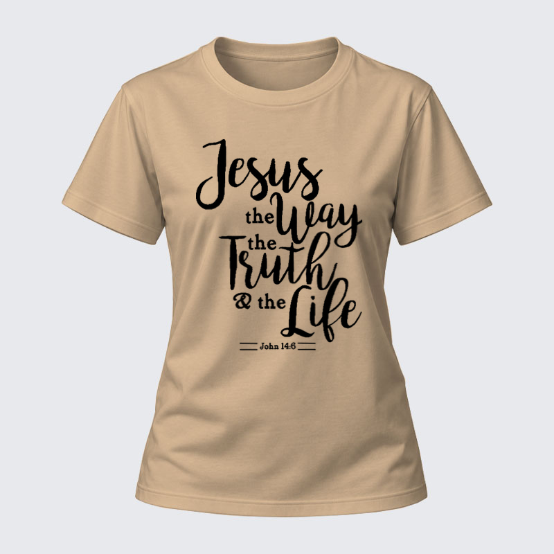 Women's T-shirts –Jesus the Way the Truth the Life T-shirt