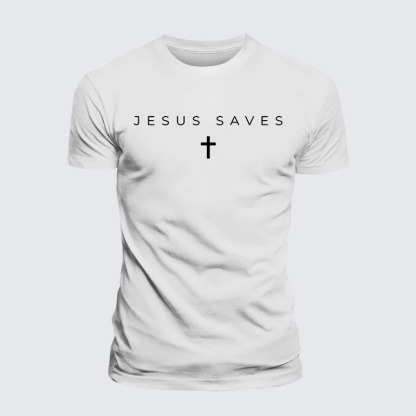 Jesus Saves Jesus God Christian– Comfort Tee