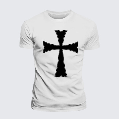 Knights Templar Crusader Cross Jesus God Christian– Performance Comfort Tee