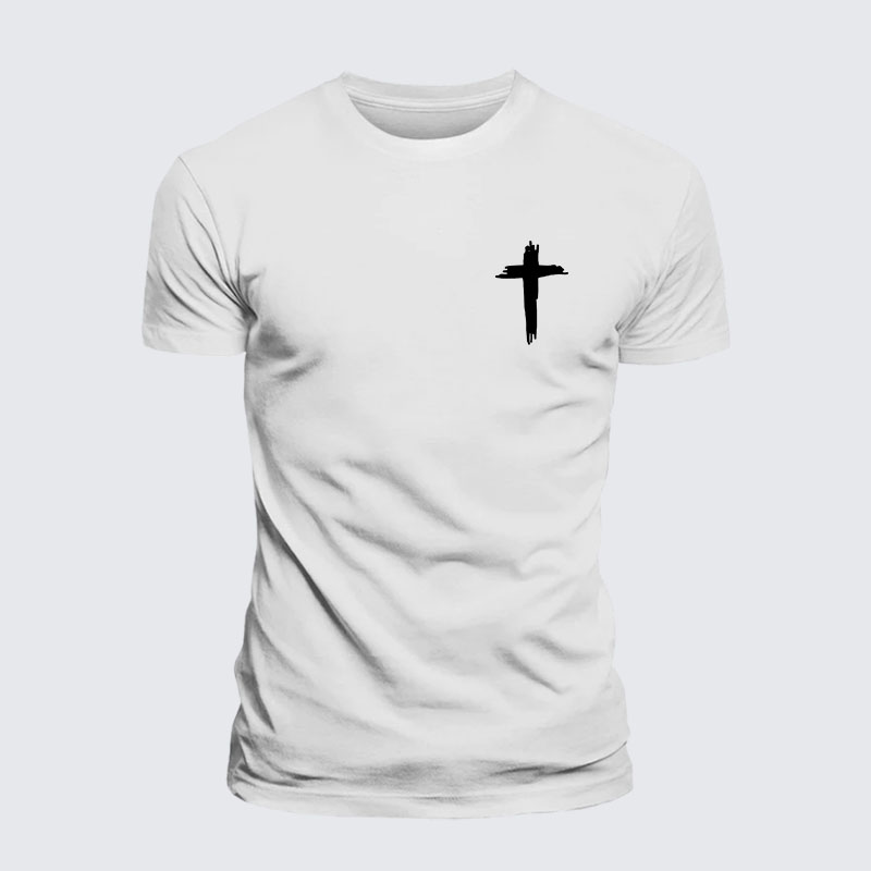Cross Printed Jesus God Christian– Comfort Tee