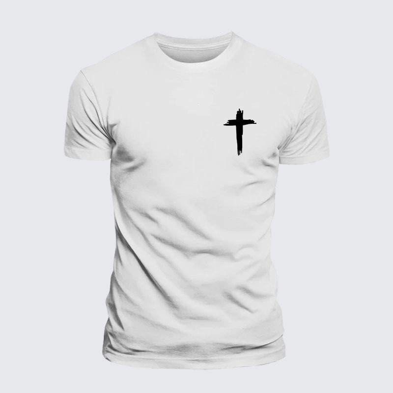 Cross Printed Jesus God Christian– Comfort Tee
