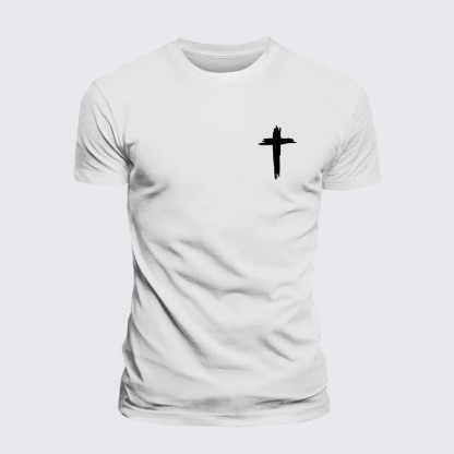 Cross Printed Jesus God Christian– Comfort Tee