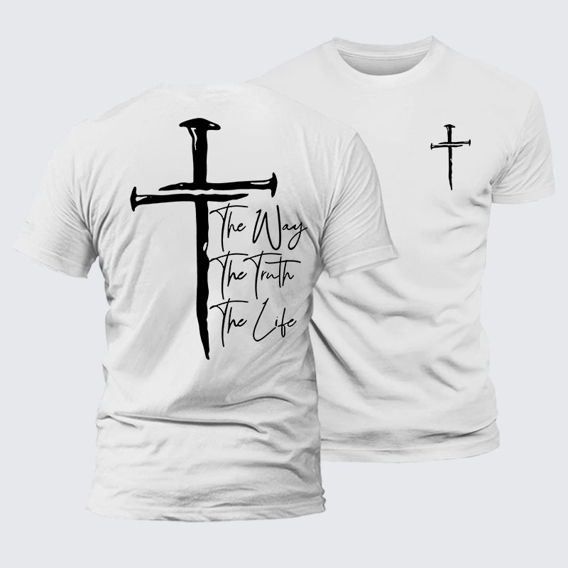 Jesus The Way The Truth The Life Jesus God Christian– Comfort Tee