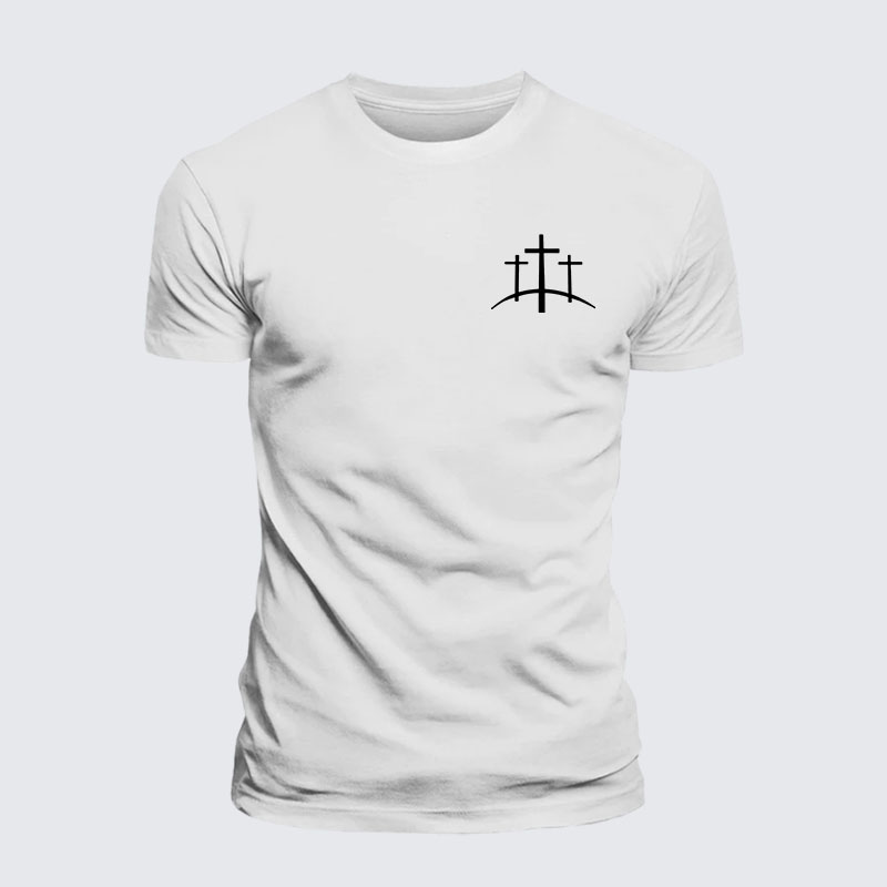 Cross Printed Jesus God Christian– Comfort Tee