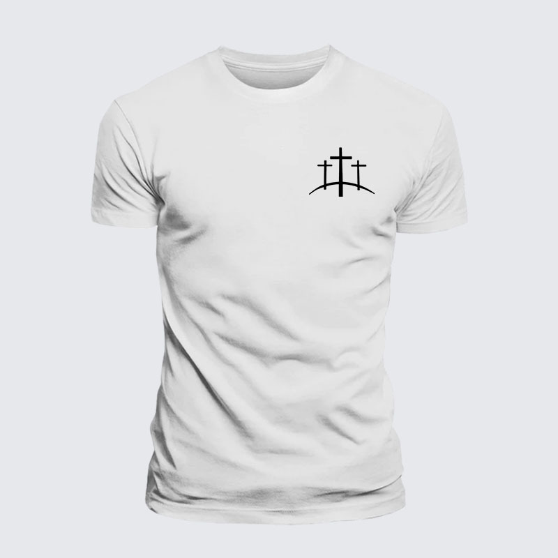 Cross Printed Jesus God Christian– Comfort Tee